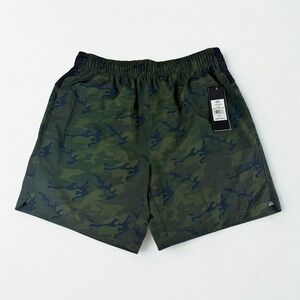 LEG3ND Athletic Shorts Mens Size M Green Camo Performance Gym Training Active